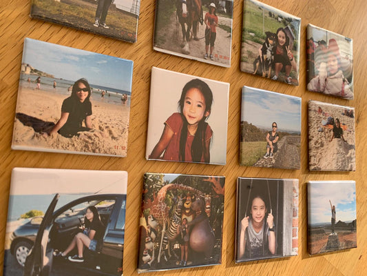 Custom Photo Magnets  (Square 2 x 2") - 9 pcs